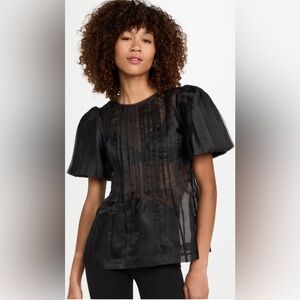 Aje Stella Linear Ruffle Top UK4/US0